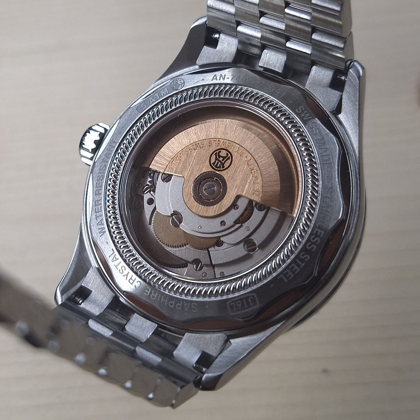 Armand Nicolet Orologi: Armand Nicolet Automatic, FullSet, Neu und ungetragen – Nuovo e nell'imballaggio originale da Basel venduto da ChaDav 4