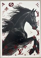 Death: Black Beauty Horse, signiert 9/100