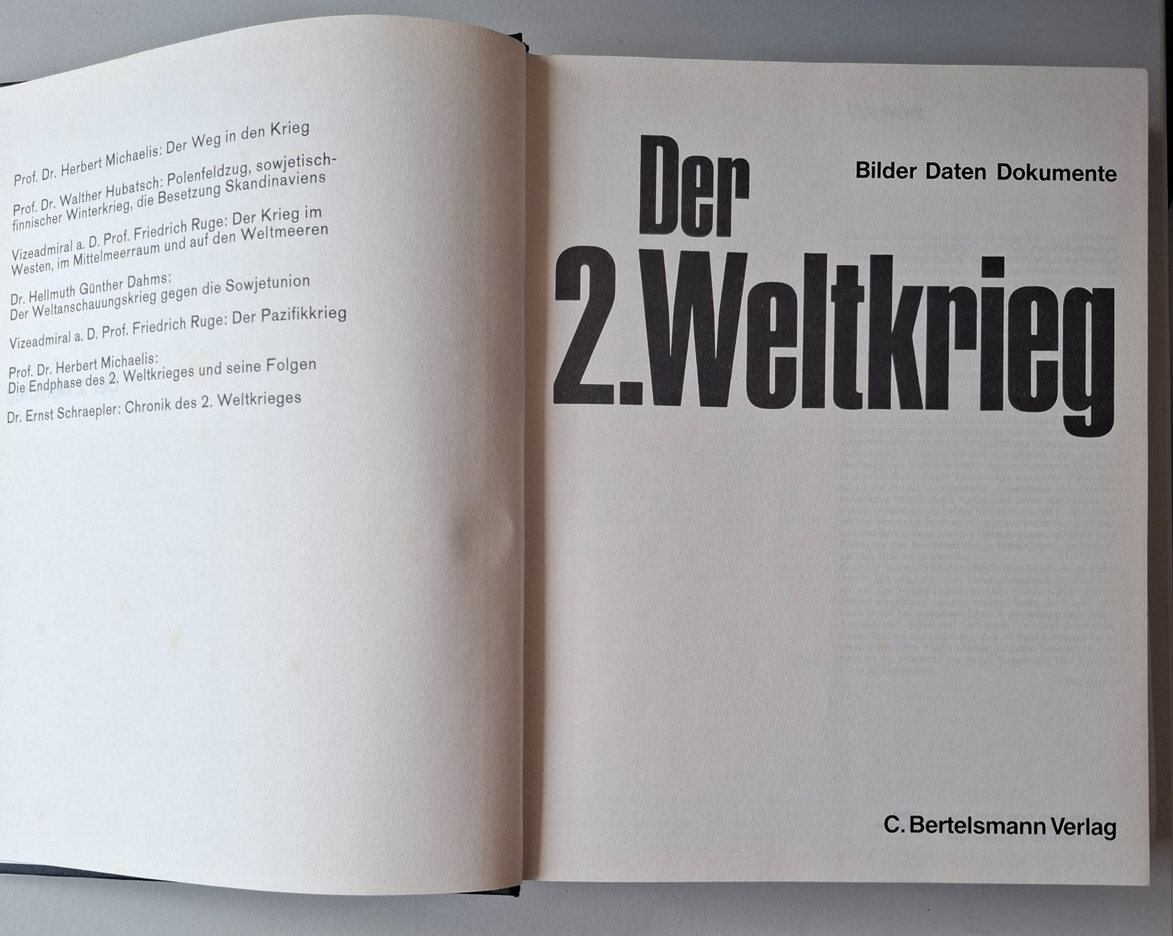 Bücher: Der Zweite Weltkrieg Bilder Daten Dokumente – Gebraucht aus Grenchen von Schlussliecht 1