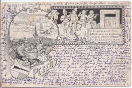 PESEUX, carte Oscar Huguenin
