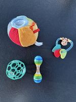 Babyspielzeug Set Entdeckerball, Rassel, Oball, Greifling