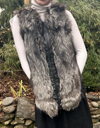 Glamour Gilet invernale in pelle e pelliccia  naturale