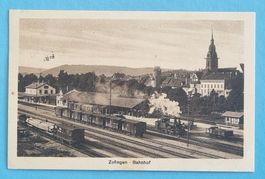 Zofingen - Bahnhof - Güterbahnhof - Dampflok - 1917