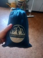 Hamac AdventureRidge, bleue, avec cordes et mousquetons