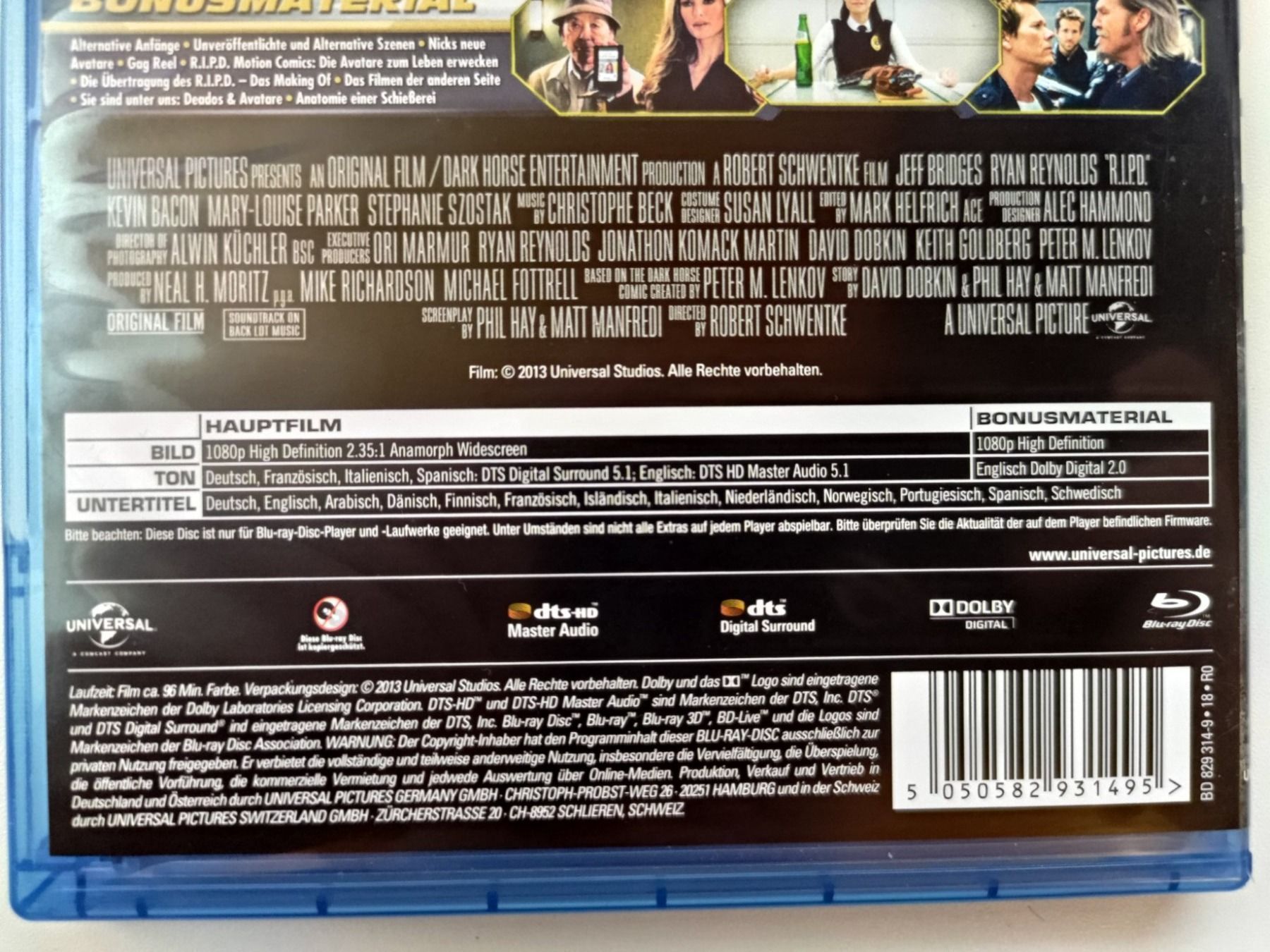 Alle DVDs: R.I.P.D. – Gebraucht aus Liestal von Kratzilla 3