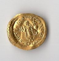 (231) Justin Ⅰ, Tremessis 518-527, Gold