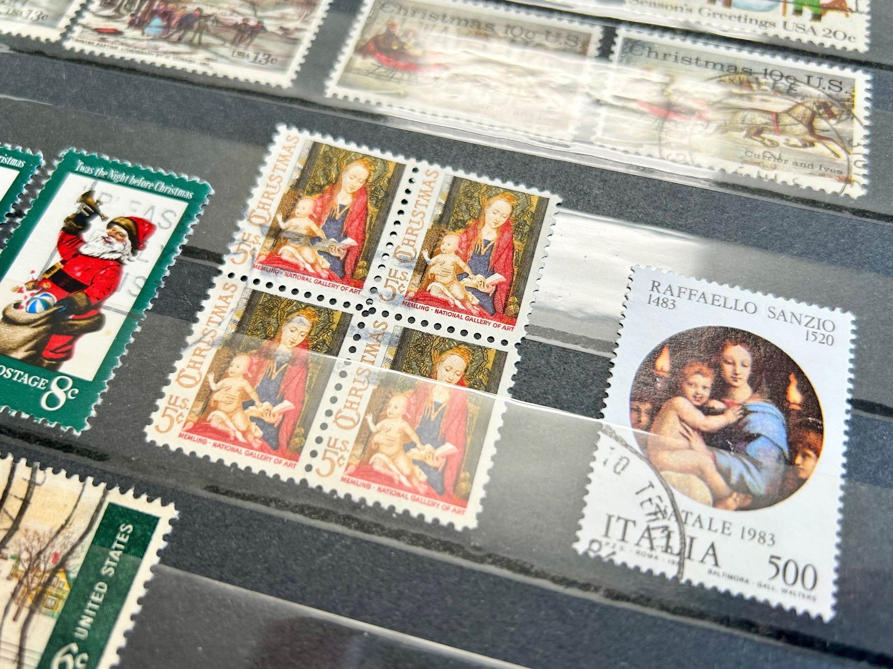 Alle Briefmarken: Album mit schönen "Weihnachtsmarken" – Gebraucht aus Braunau von Duczelli 4