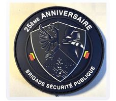 Patch 25ème Anniversaire Brigade Sécurité Publique