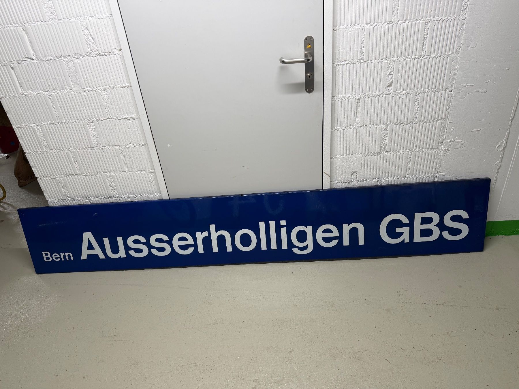 SBB/CFF/FFS Insegne: Emaille SBB Zug Original Schild – Usato da Burgdorf venduto da lea_99hp