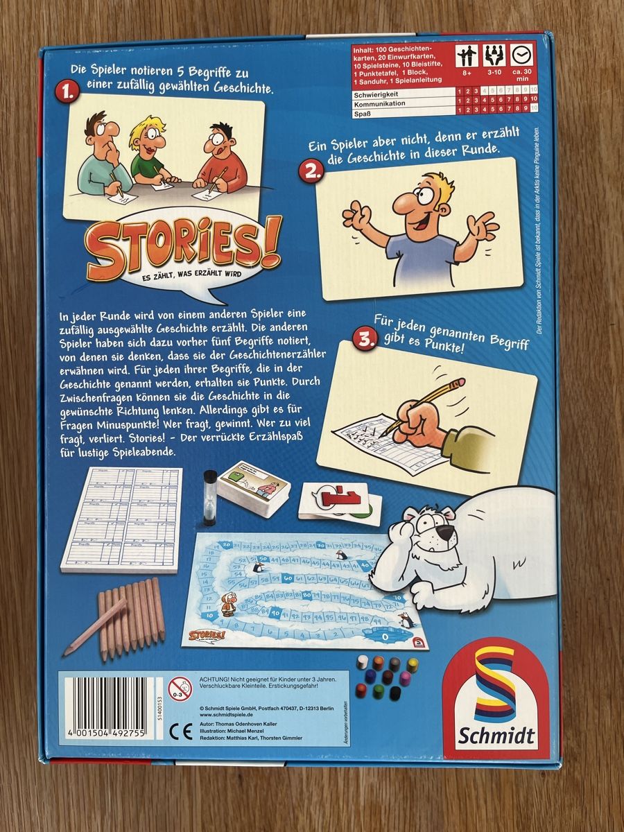 Giochi: Stories! Gesellschaftsspiel – Nuovo (secondo la descrizione) da Othmarsingen venduto da saliwu 1