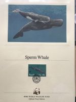 WWF 1983  Palau Pottwal Sonderblatt