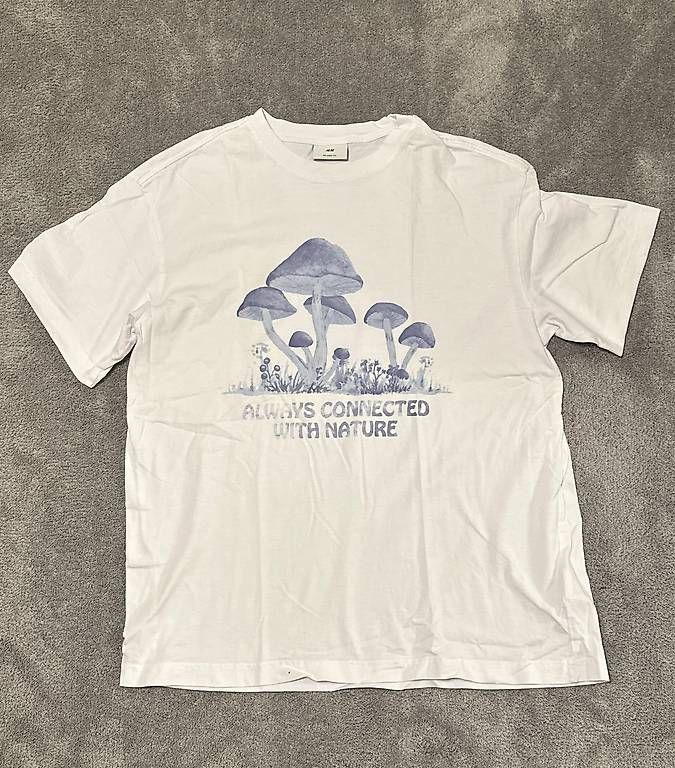 T-shirt: T-Shirt HM Weiss Grösse: L – Usato da Bottmingen venduto da fed_8spp