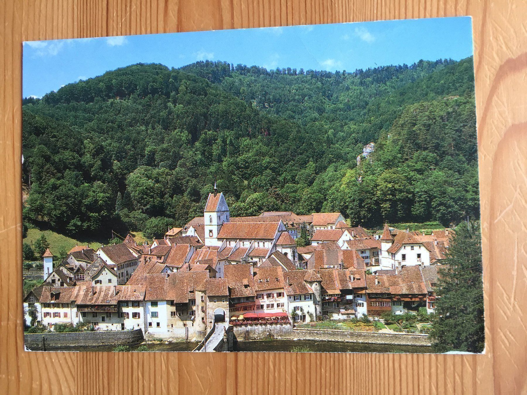 Cartoline postali: Saint-Ursanne - AK – Usato da Oberuzwil venduto da Henri09