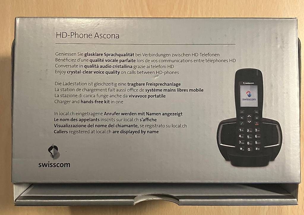 Telefoni: Téléphone HD-Phone Ascona – Nuovo e nell'imballaggio originale da Roche VD venduto da Snowberg