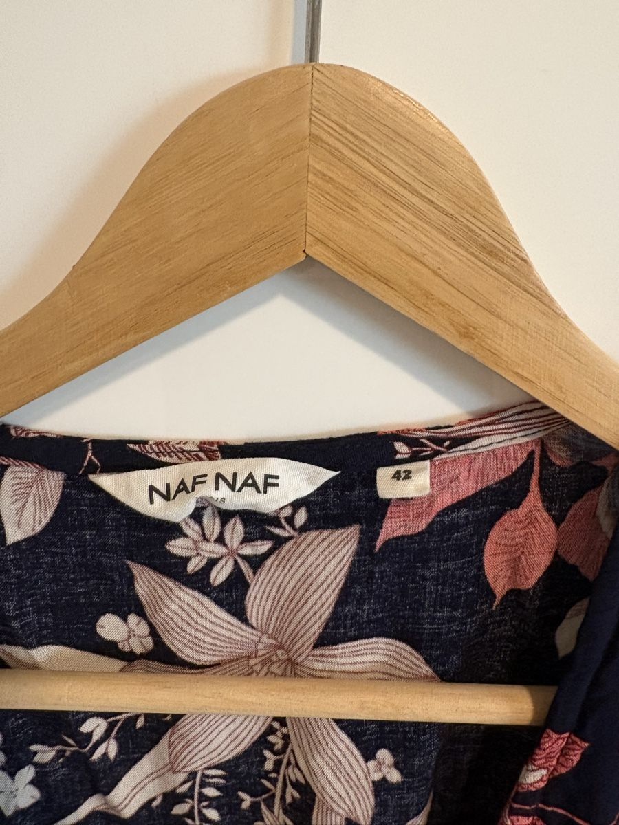 Nafnaf Vestiti: Robe Naf Naf  floral bleu taille 42  – Nuovo (secondo la descrizione) da Pully venduto da kaba07 3