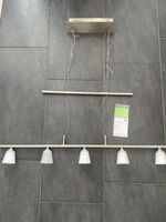 Deckenleuchte 5-flammig Metall satiniert guter Zustand