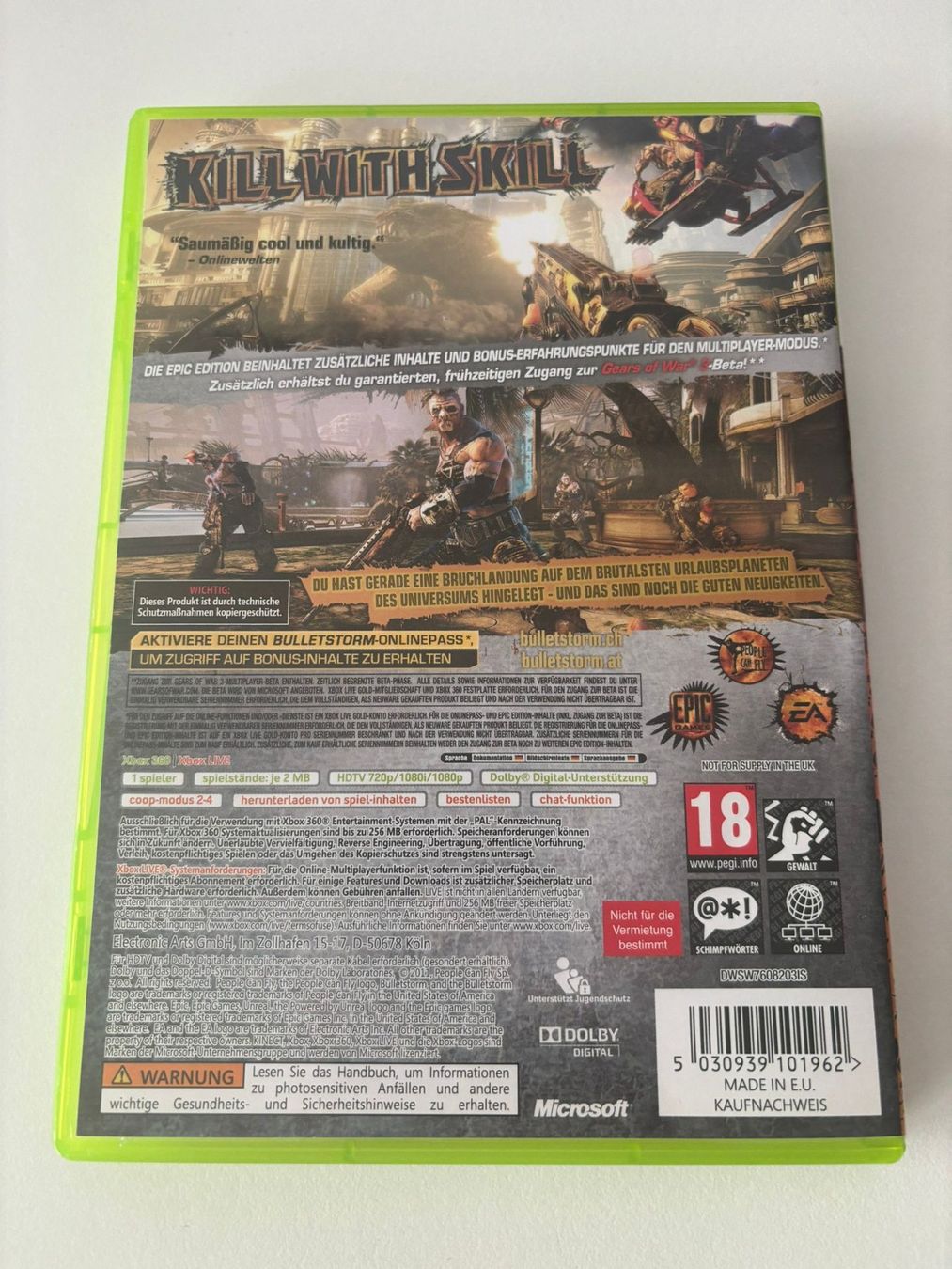 Giochi: Bulletstorm Epic Edition (XBOX 360) – Usato da Herisau venduto da Seyashop1 2