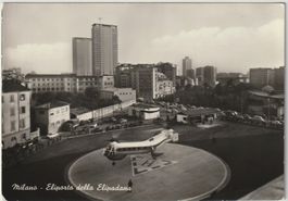 Milano, Eliporto, Helikopterflughafen der Elipadana, um 1950