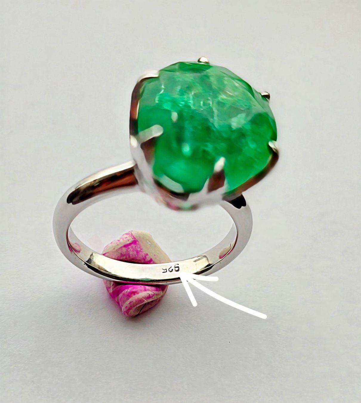Ringe: Smaragd Solitaire Fingerring – Neu (gemäss Beschreibung) aus Zürich von Benedikt21 7