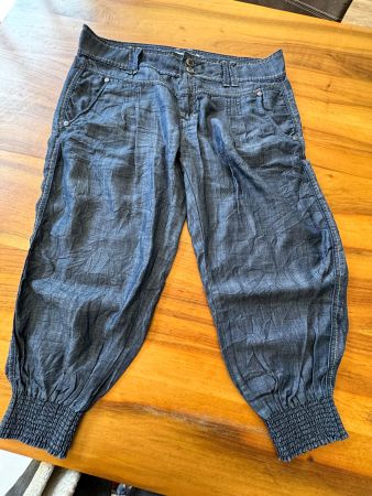 DRIVER Jeans Damen Hosen 3/4 Gr. M leicht & luftig
