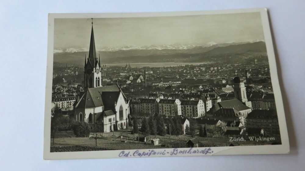 Ansichtskarten: Zürich - Wipkingen - 1928 – Gebraucht aus Jona von centumprata