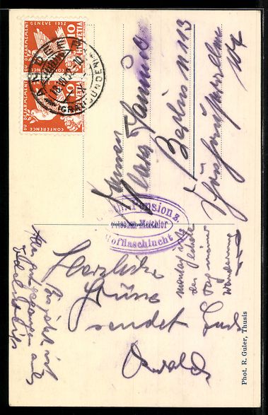 Cartoline postali: AK Ausserferrera, Ortsansicht – Usato da Berlin venduto da bartko-reher 1