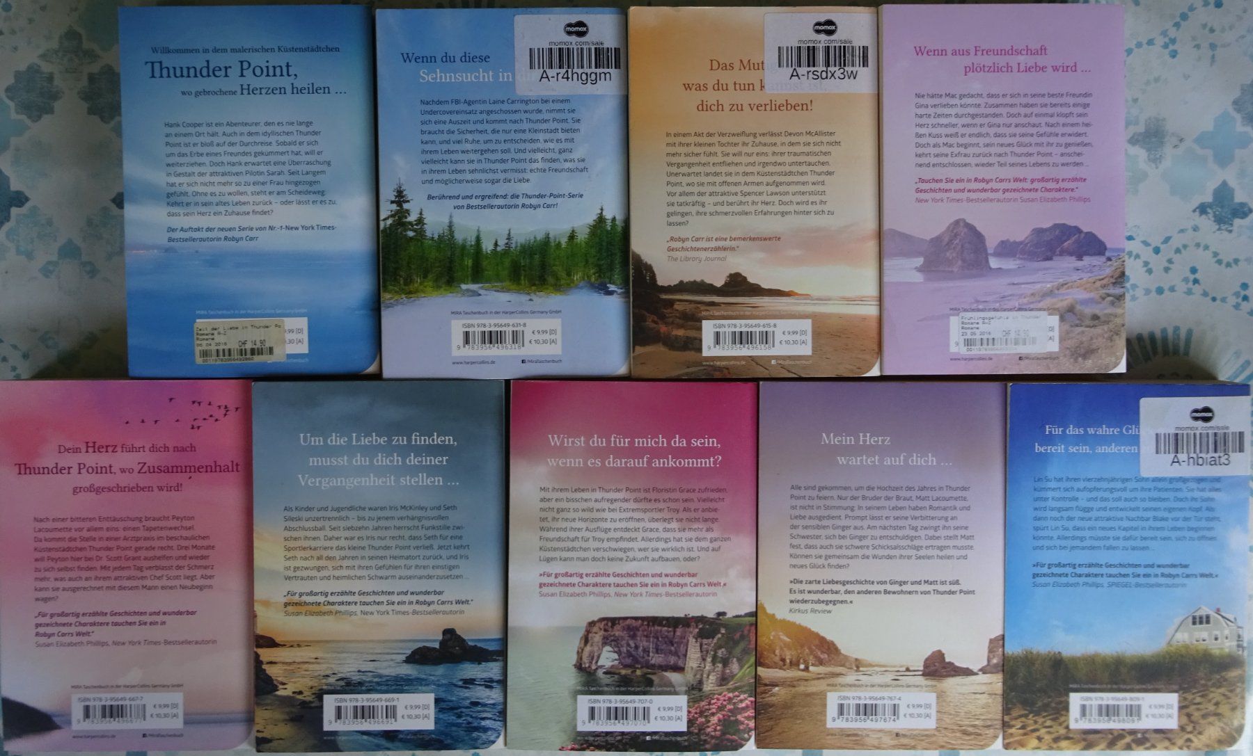 Bücher: 9 Bücher von Robyn Carr - "Thunder Point" – Gebraucht aus Bern von Hero2.0 1