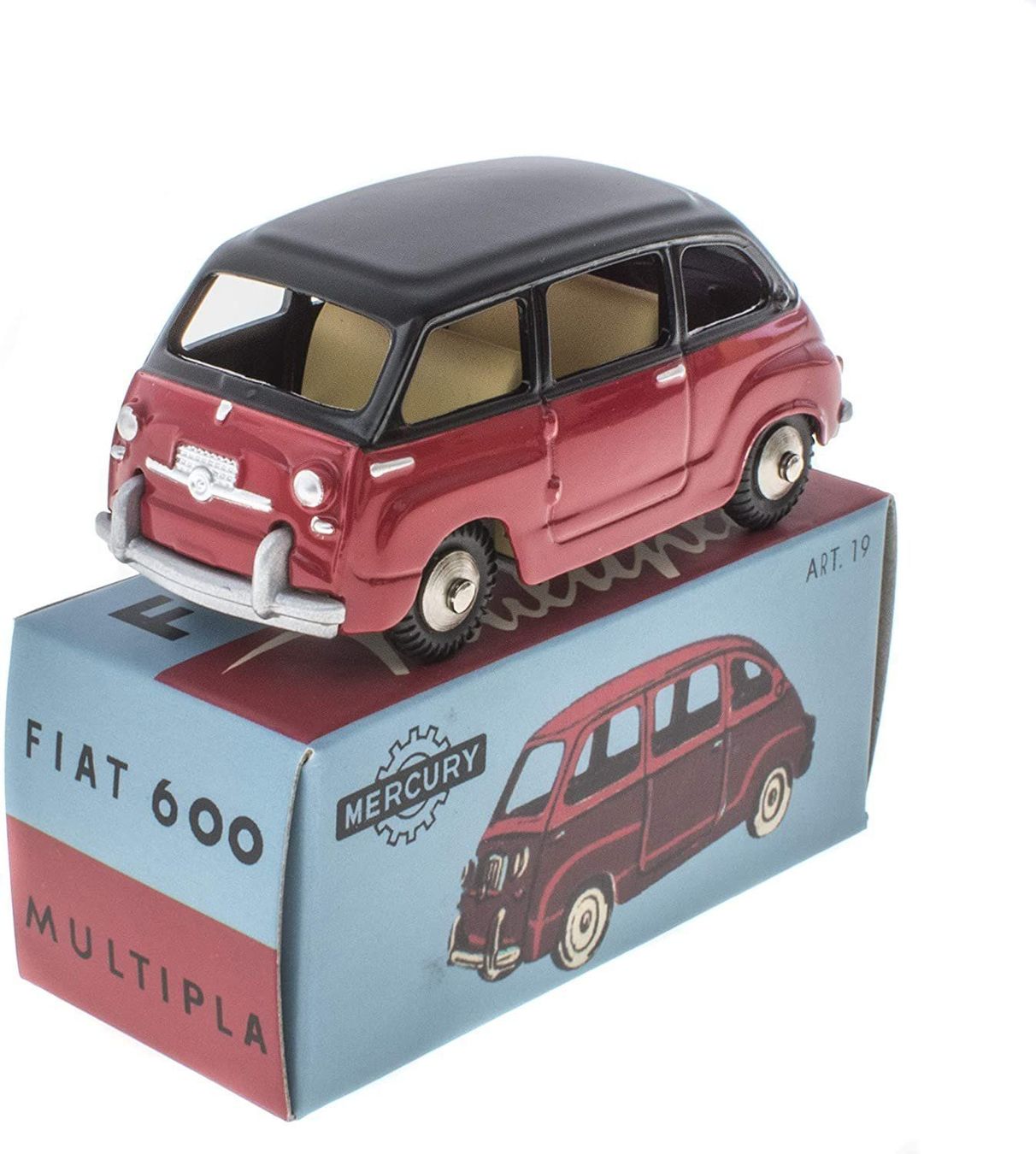 Fiat Modellini d'auto: Fiat 600 Multipla - Mercury Hachette OVP – Nuovo e nell'imballaggio originale da Spiez venduto da Mlandcruiser