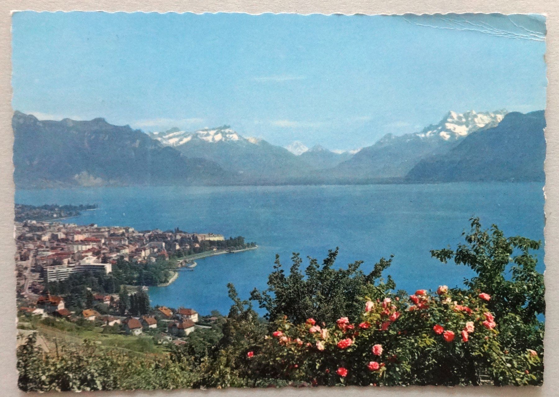 Ansichtskarten: Vevey et les Dents du Midi – Defekt aus Fétigny von Billy2miny