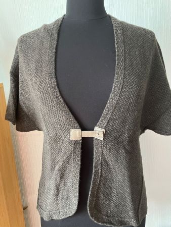 Cardigan court ROSSO35 100%  laine merino , taille 46
