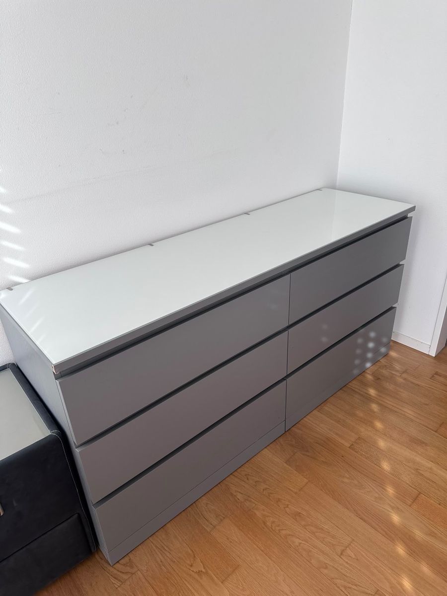 Commodes: Kommode grau 6 Schubladen  – D'occasion à Dietikon par rey_2bmd 1