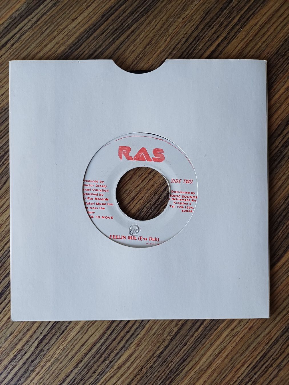 Dischi in vinile: Israel Vibration "Feelin Irie" 45t – Usato da Begnins venduto da Drastic-Sound 1