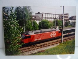 Photo SBB Re 460 Inter-City Ausfahrt SG Gossau Mai 1995