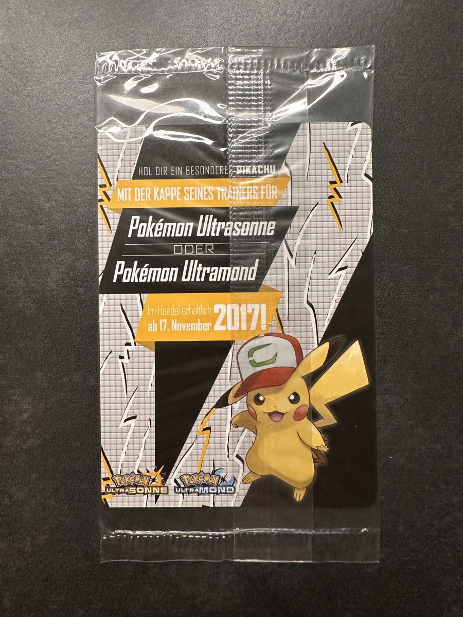 Pokémon Sammelbilder & Trading cards: Pokémon Ashs Pikachu SM108 Promo DE 2017 – Neu (gemäss Beschreibung) aus Walliswil b.Wangen von Swiss-Trading-Bros 1