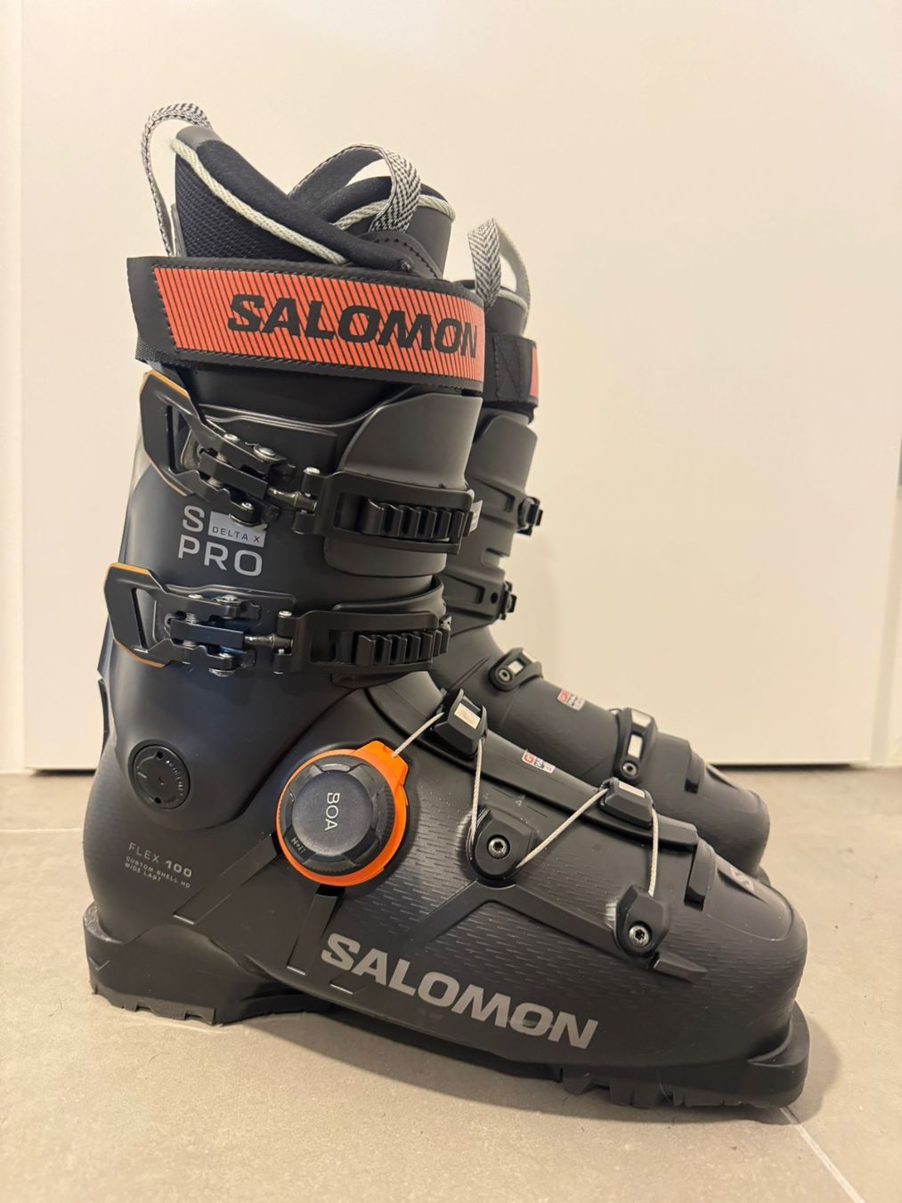 Salomon Sci: SCARPONI SCI SALOMON S/PRO FLEX 100 CON BORSA 28.5 – Usato da Pregassona venduto da cal_6ggd 1