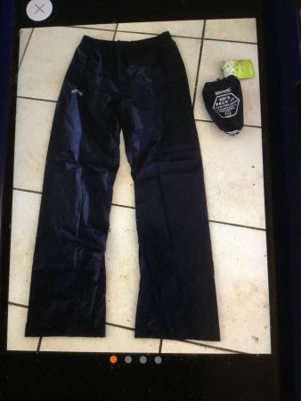 Neue blaue Regatta Packable Regenhose Gr.140