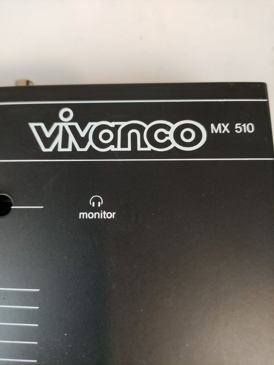 Table De Mixage VIVANCO MX 740 Analogique 5 Canaux - Vintage 70s (pour Pièces)
