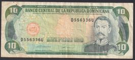 Dominikanische Republik 10 Pesos 1990