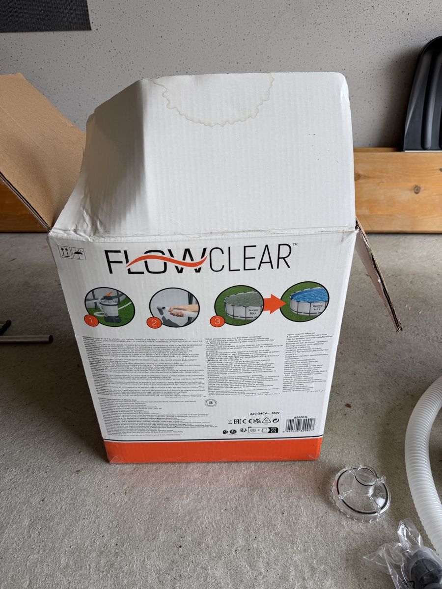 Bestway Schwimmbad-Zubehör: Bestway Flowclear Pool Pumpe Filteranlage 58515  – Gebraucht aus Kaisten von Enjoy1976 2