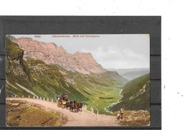 Postkutsche auf der Klausenstrasse Blick auf Urnerboden