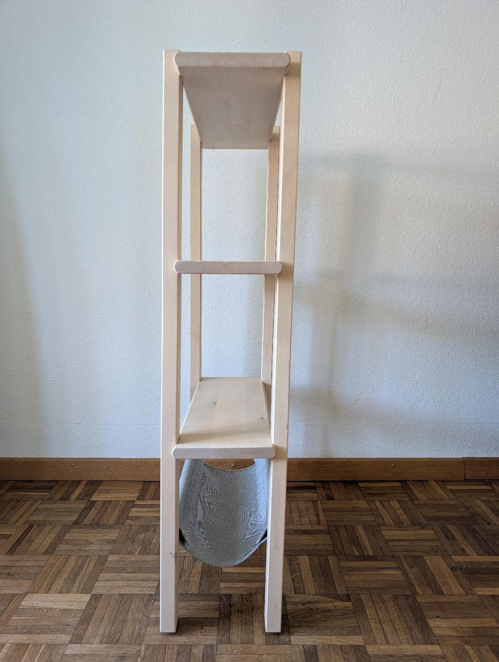 Ikea Scaffali: Holzregal mit Stoffablage  – Usato da Luzern venduto da aiivii 1