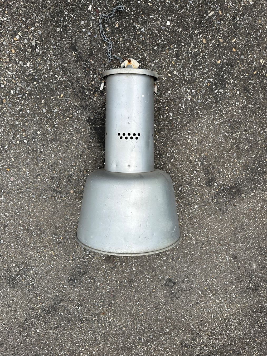 Lampade: grosse Vintage Industrielampe / Hängelampe – Difettoso da Zürich venduto da frauflufelberg 2