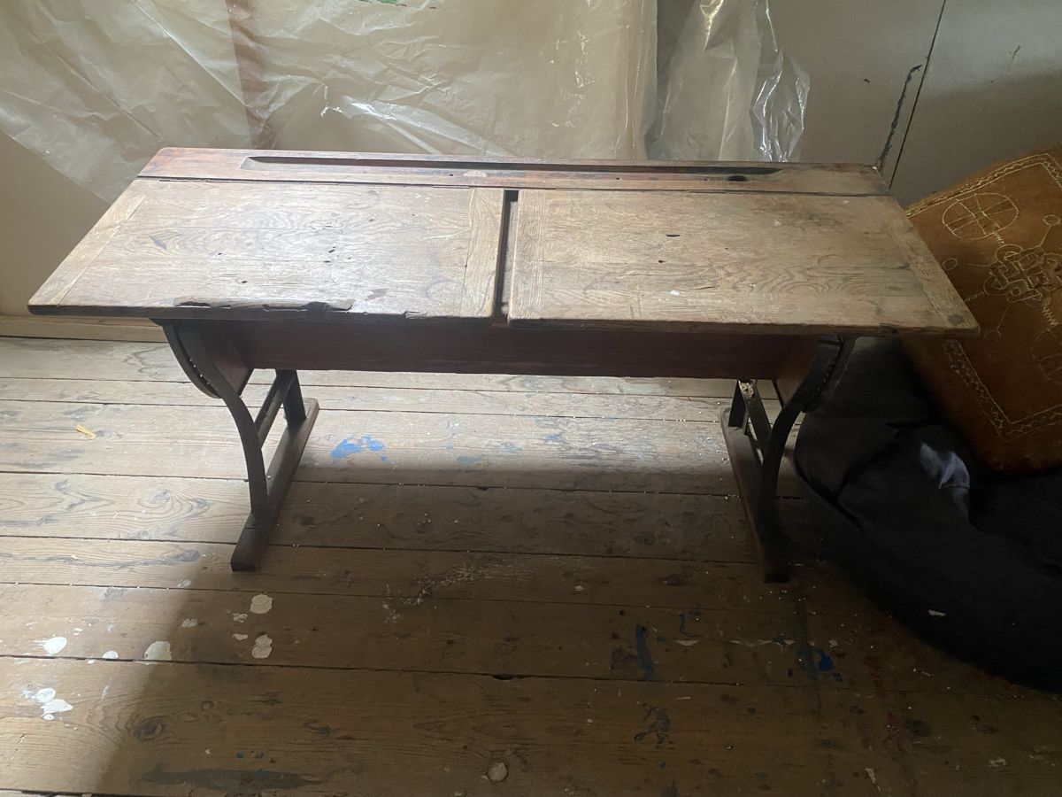 Scrivanie: Ancien pupitre d'école vintage – Usato da Lausanne venduto da Csamadhi 8