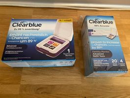 Clearblue Advanced Fertilitätsmonitor und Nachfülltest-Set