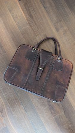 Principe Tasche, Weekend er aus echt Leder, vintage