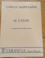 Saint-Saëns: Le Cygne  (Piano)   ©'Durand S.A. Edition Music