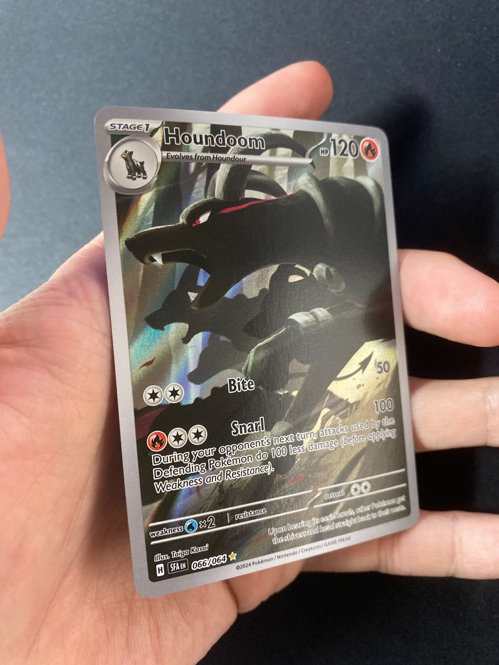 Pokémon Carte collezionabili: Houndoom 66 - Hundemon - Shrouded Fable - EN – Nuovo (secondo la descrizione) da Hausen AG venduto da Shrade 2