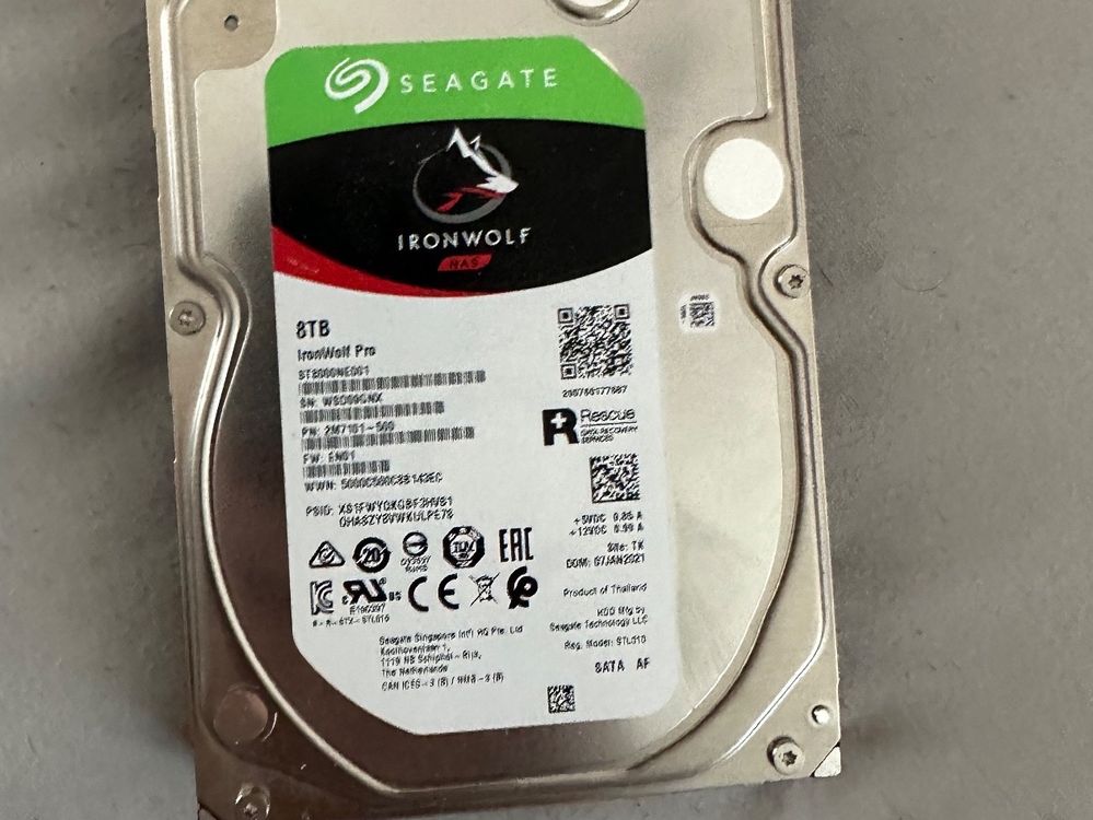 Ironwolf 8TB HDD als Defekt.. bitte Lesen | Kaufen auf Ricardo