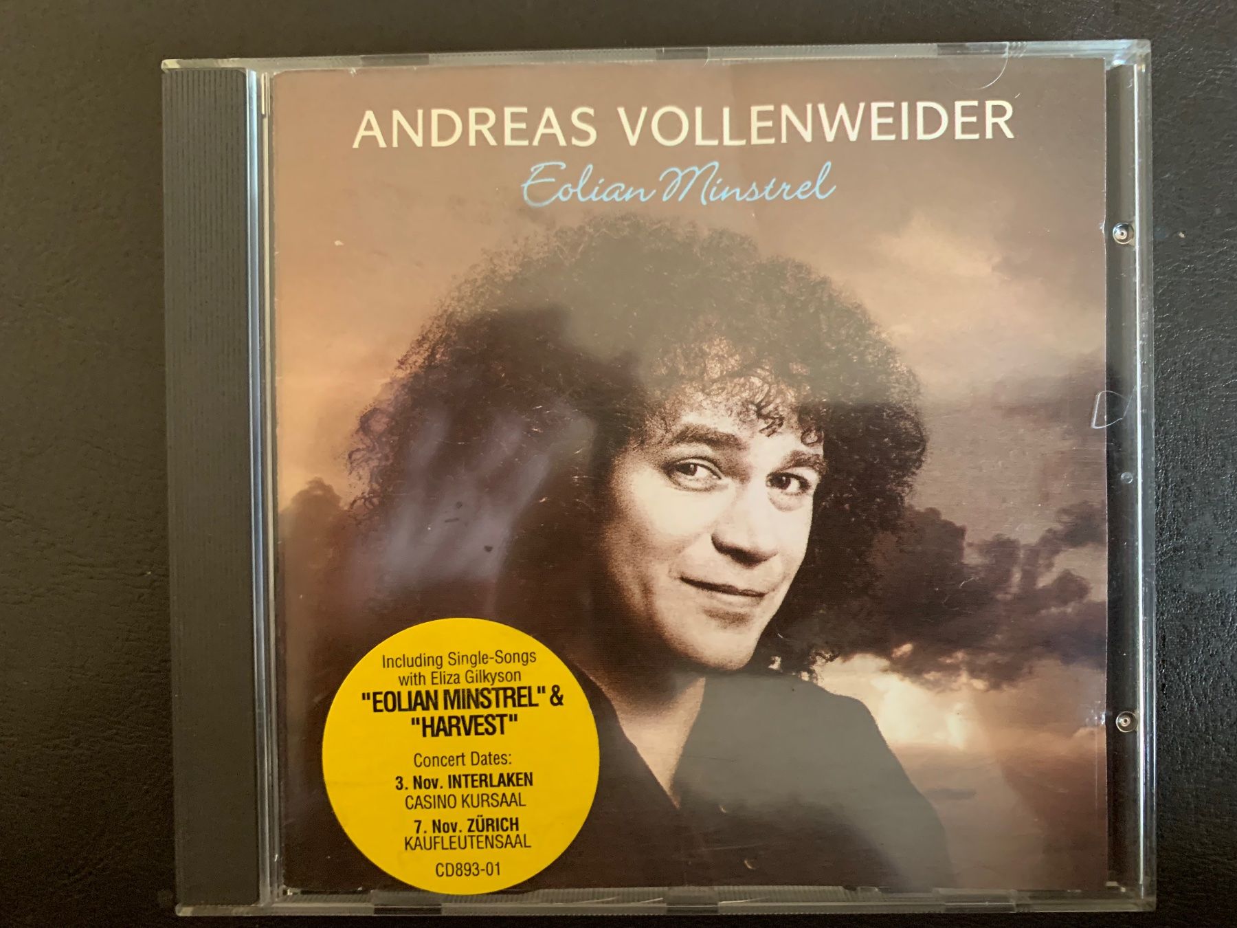 CD: Andreas Vollenweider - Eolian Minstrel CD - Top Zustand! – Usato da Luzern venduto da Roger72