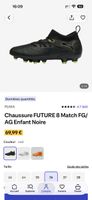 Crampons de foot Puma Future 8 Match taille 36 noirs